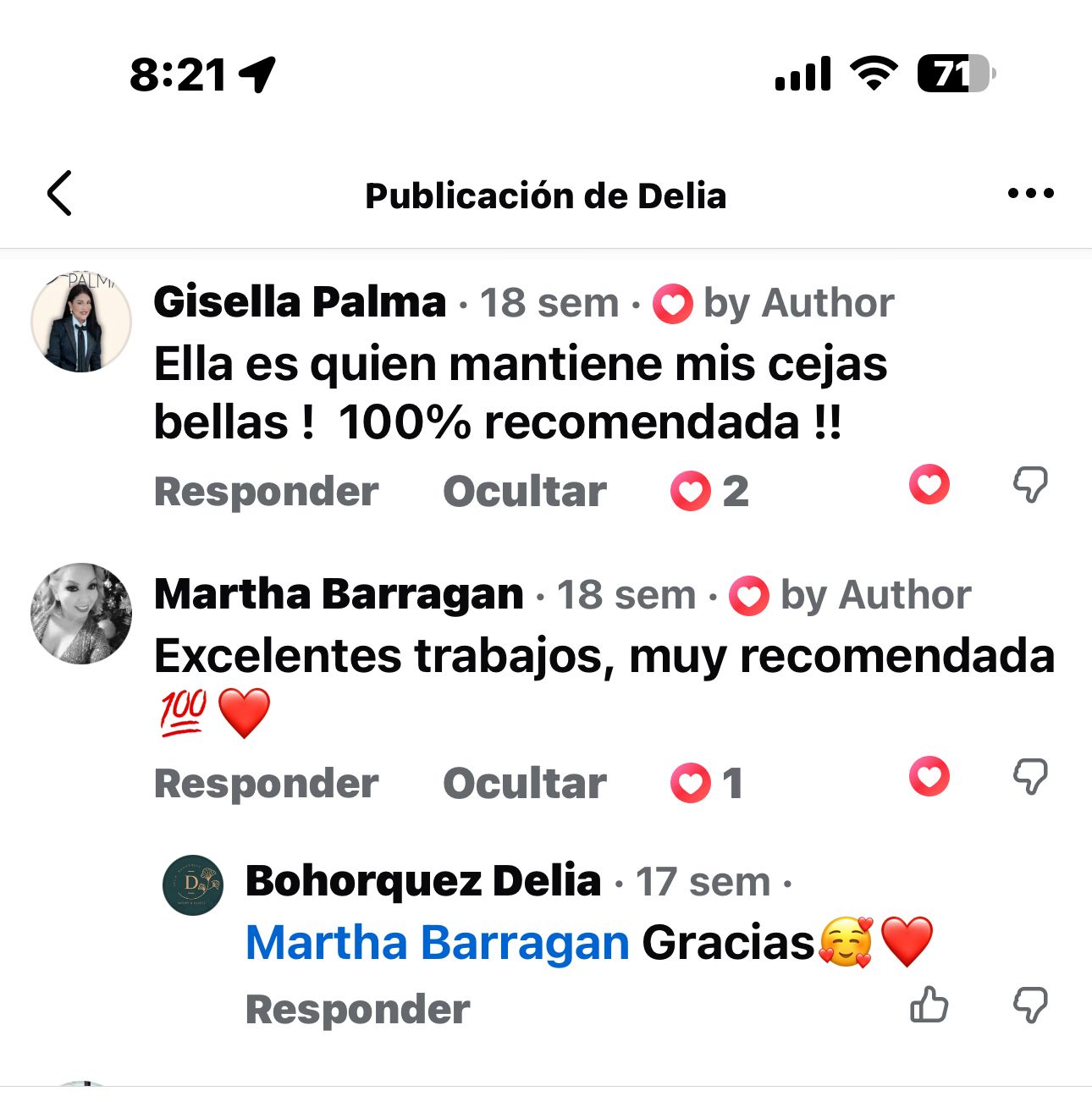 Testimonio de cliente real